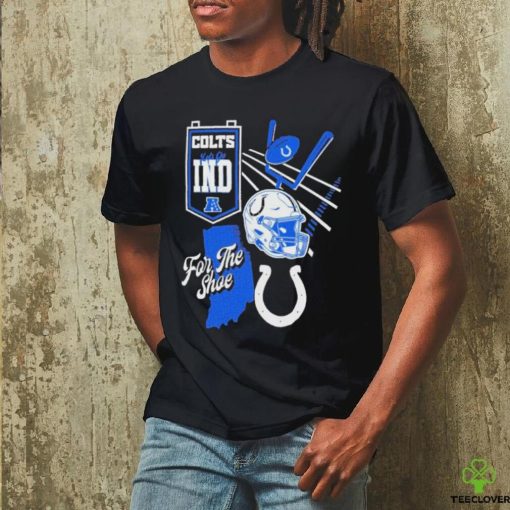 Official Indianapolis Colts Split Zone T Shirt