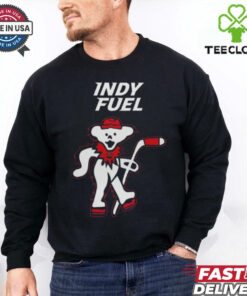 Official Indy Fuel x Grateful Dead Night for Fans T-shirt featuring a unique design blending the Indy Fuel team logo and Grateful Dead artwork.