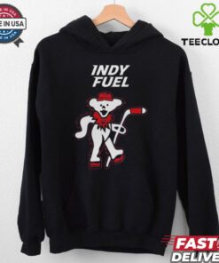 Official Indy Fuel x Grateful Dead Night for Fans T-shirt featuring a unique design blending the Indy Fuel team logo and Grateful Dead artwork.