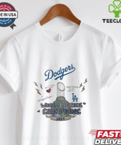 Official Infant Los Angeles Dodgers Tiny Turnip 2024 World Series Champions Shirt
