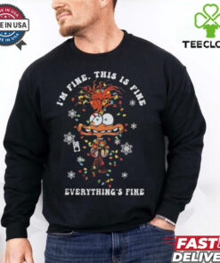 Official Inside Out It’s Fine I’m Fine Everything Is Fine Christmas 2024 Shirt