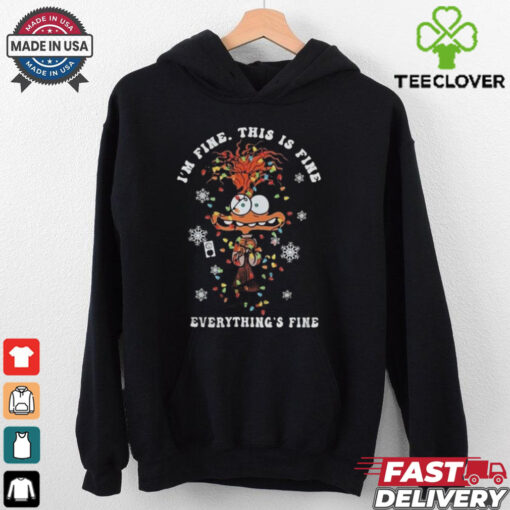 Official Inside Out It’s Fine I’m Fine Everything Is Fine Christmas 2024 Shirt