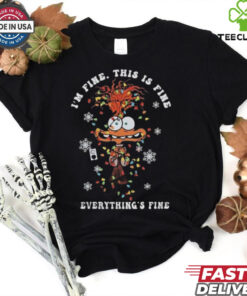 Official Inside Out It’s Fine I’m Fine Everything Is Fine Christmas 2024 Shirt