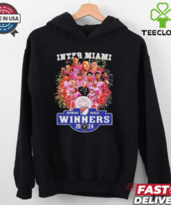 Official Inter Miami CF Supporters Shield Winners 2024 2D T Shirt