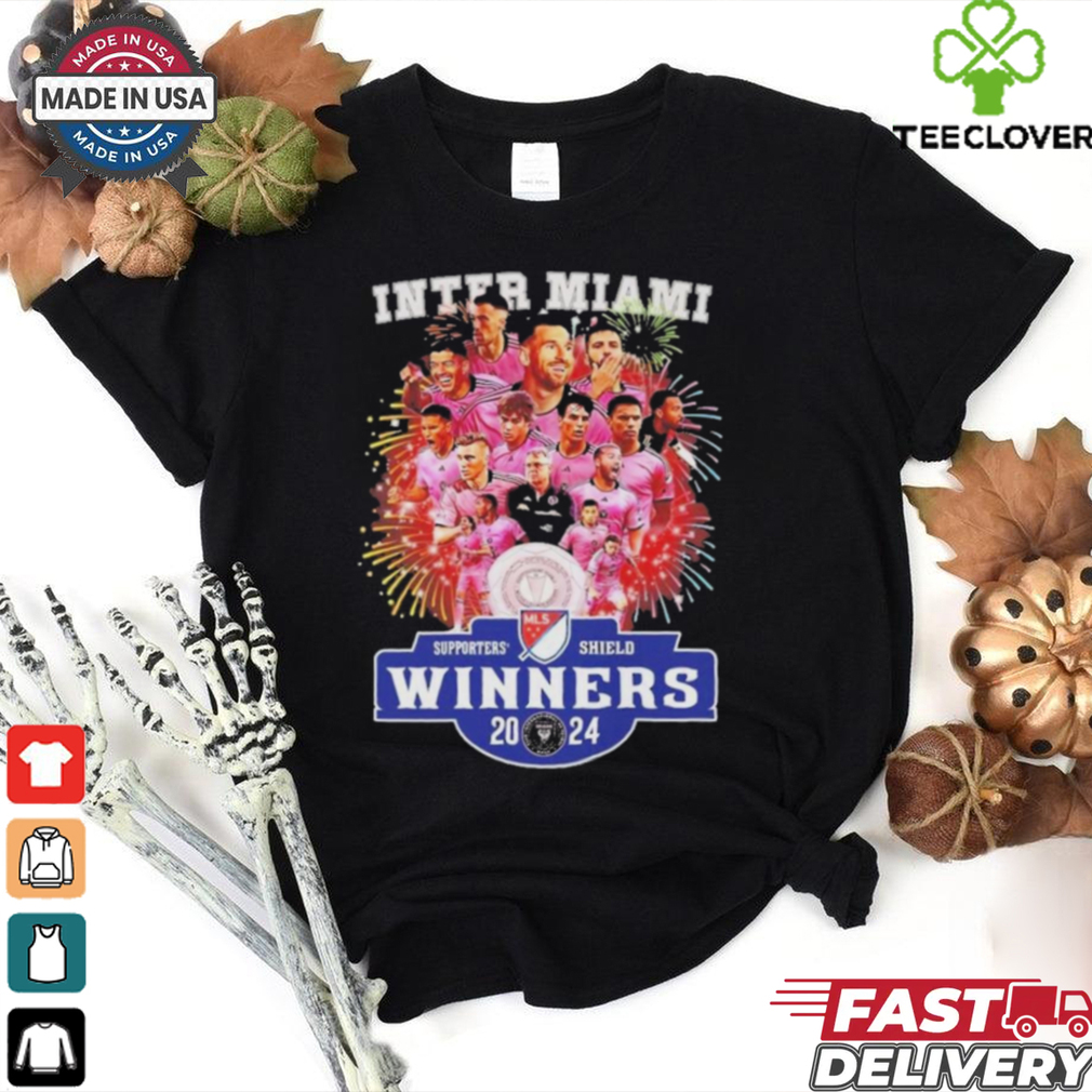 Official Inter Miami CF Supporters Shield Winners 2024 2D T Shirt Official Inter Miami CF Supporters Shield Winners 2024 2D T Shirt