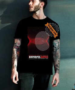 Official Interpol Antics 20th Anniversary Tour In Barcelona On Sep 24 2024 Poster shirt