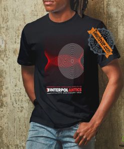 Official Interpol Antics 20th Anniversary Tour In Barcelona On Sep 24 2024 Poster shirt