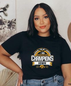 Official Iowa Hawkeyes 2024 Big Ten Women’s Basketball Conference Tournament Champions Locker Room T Shirt