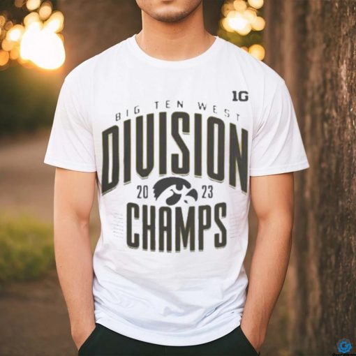 Official Iowa Hawkeyes Football 2023 Big Ten West Division Champions Shirt