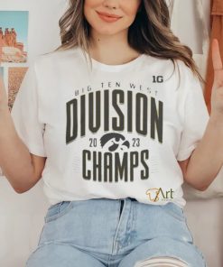 Official Iowa Hawkeyes Football 2023 Big Ten West Division Champions Shirt