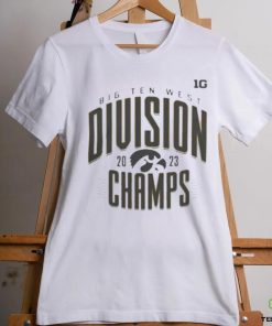 Official Iowa Hawkeyes Football 2023 Big Ten West Division Champions Shirt