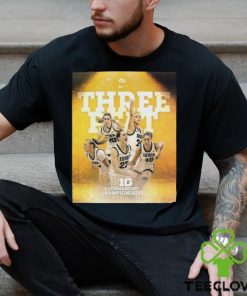 Official Iowa Hawkeyes Women’s Basketball 2024 BIG Tournament Championship Three Straight Years shirt