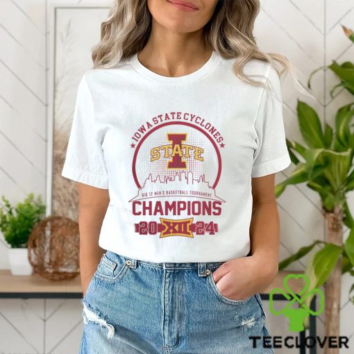 Official Iowa State Cyclones Big 12 Men’s Basketball Tournament Champions 2024 Tee Shirt