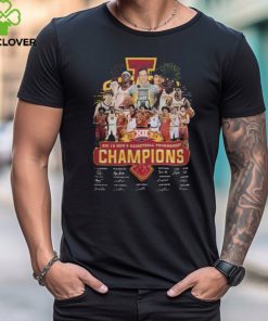 Official Iowa State Cyclones Team 2024 Big 12 Men’s Basketball Tournament Champions Tee Shirt