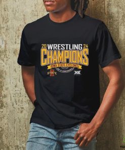 Official Iowa State Cyclones Wrestling 2024 Big 12 Champions shirt