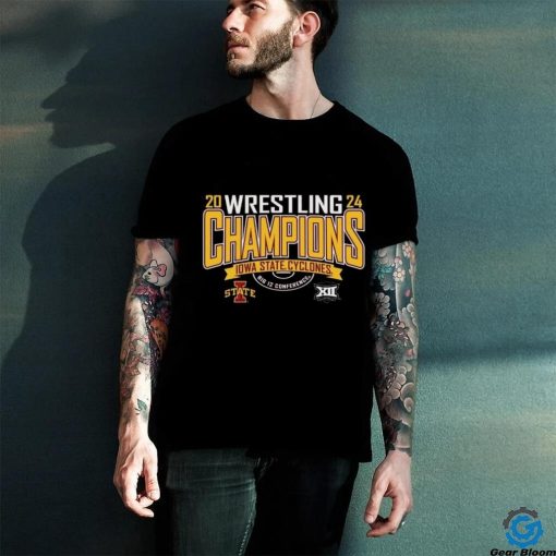 Official Iowa State Cyclones Wrestling 2024 Big 12 Champions shirt