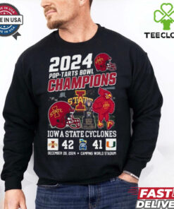 Official Iowa State Football Pop Tars Bowl Champions For Fans T Shirt