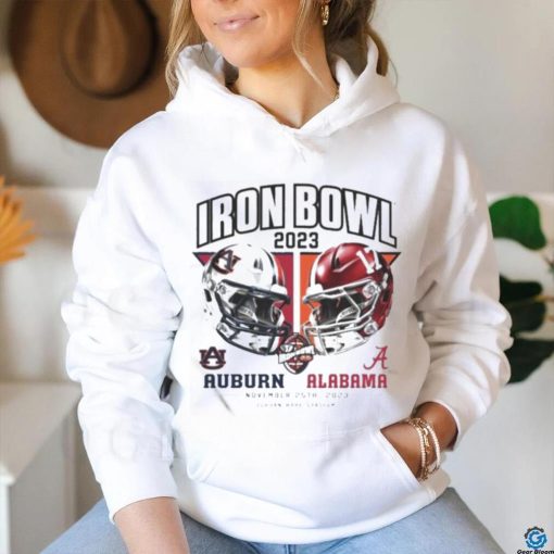 Official Iron Bowl 2023 Shirt Auburn Tigers vs Alabama Crimson Tide 2023 Iron Bowl Matchup T Shirt