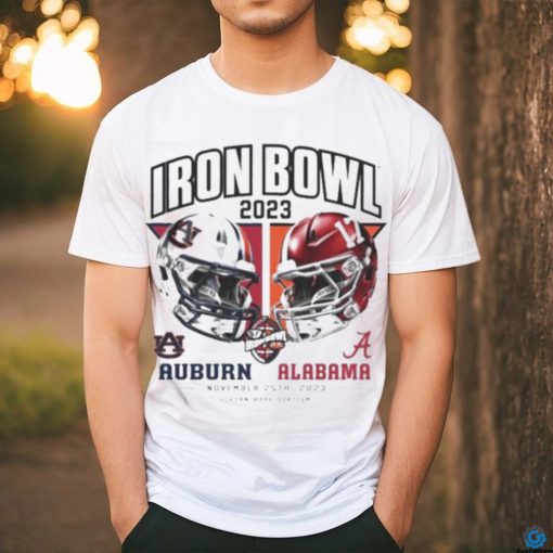 Official Iron Bowl 2023 Shirt Auburn Tigers vs Alabama Crimson Tide 2023 Iron Bowl Matchup T Shirt