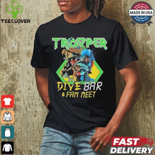 Official Iron Maiden Trooper Dive Bar And Fan Meet In Perth On September 1 2024 At The Shoe Bar shirt