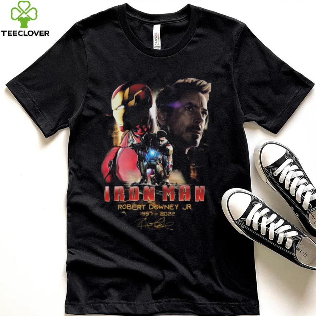 Official Iron Man Robert Downey Jr 1957 2022 signature shirt