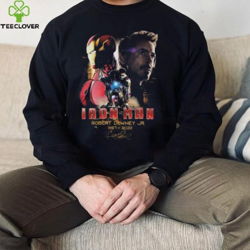 Official Iron Man Robert Downey Jr 1957 2022 signature shirt
