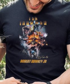 Official Iron Man Robert Downey Jr Marvel Avengers signature shirt