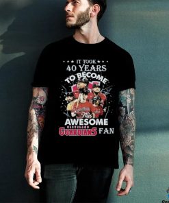 Official It Took 40 Years To Become This Awesome Cleveland Guardians Fan Shirt