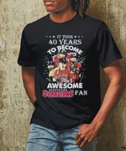 Official It Took 40 Years To Become This Awesome Cleveland Guardians Fan Shirt