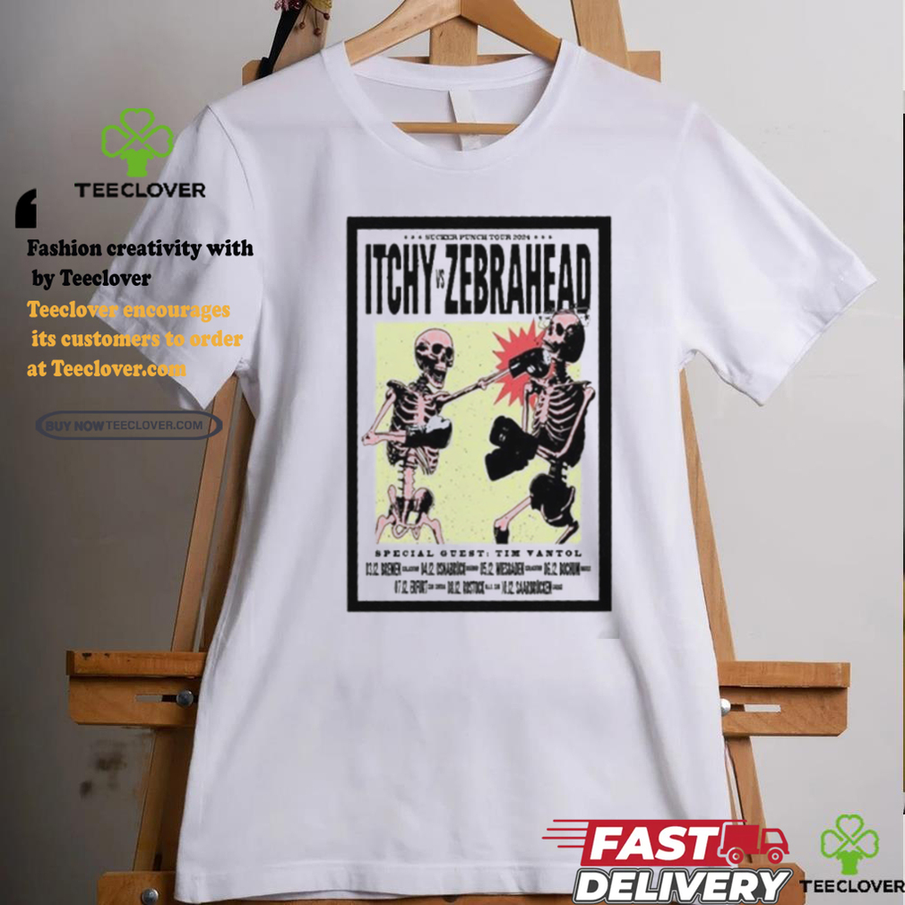 Official Itchy & Zebrahead Poster Sucker Punch Tour 2024 shirt Official Itchy & Zebrahead Poster Sucker Punch Tour 2024 shirt