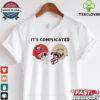 Official It’s Complicated Las Vegas Raiders Vs New Orleans Saints Shirt