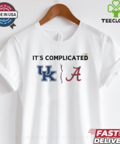Official It’s Complicated Kentucky Wildcats Vs Alabama Crimson Tide Shirt