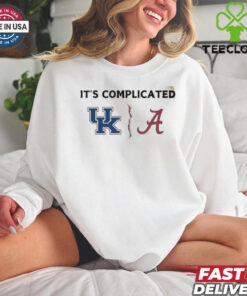 Official It’s Complicated Kentucky Wildcats Vs Alabama Crimson Tide Shirt