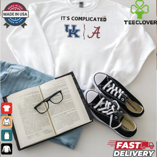 Official It’s Complicated Kentucky Wildcats Vs Alabama Crimson Tide Shirt