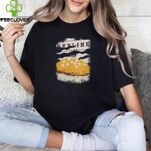 Official It’s Skyline Time 3 Way Image Cincinnati T Shirt