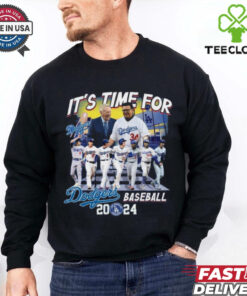 Official It’s Time For Dodgers Baseball Vin Scully Fernando Valenzuela 2024 Shirt