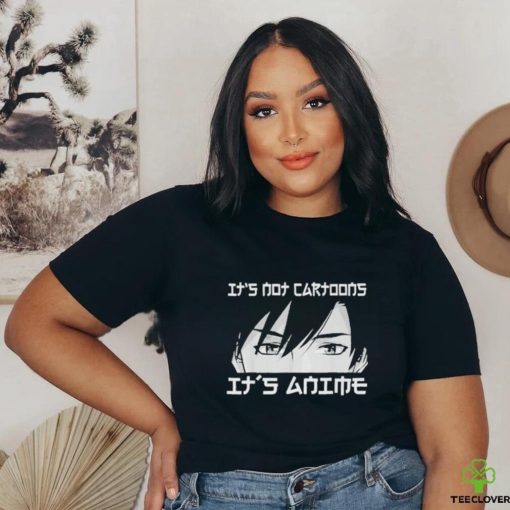 Official Its not cartoons its anime boy manga lover otaku anime merch shirt