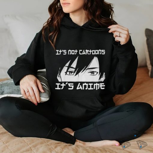 Official Its not cartoons its anime boy manga lover otaku anime merch shirt