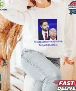 Official JD Vance Tim Walz I’ve Become Friends With School Shooters Trump Lost t shirt