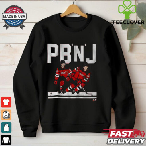 Official Jack Hughes & Jesper Bratt PB & J Shirt
