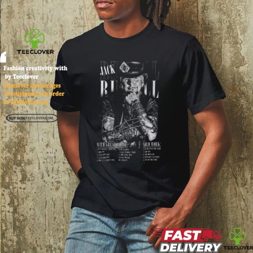 Official Jack Patrick Russell Thank You Fans Signature T shirt