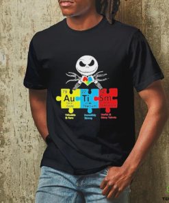 Official Jack Skellington Autism Gold Titanium Samarium Shirt