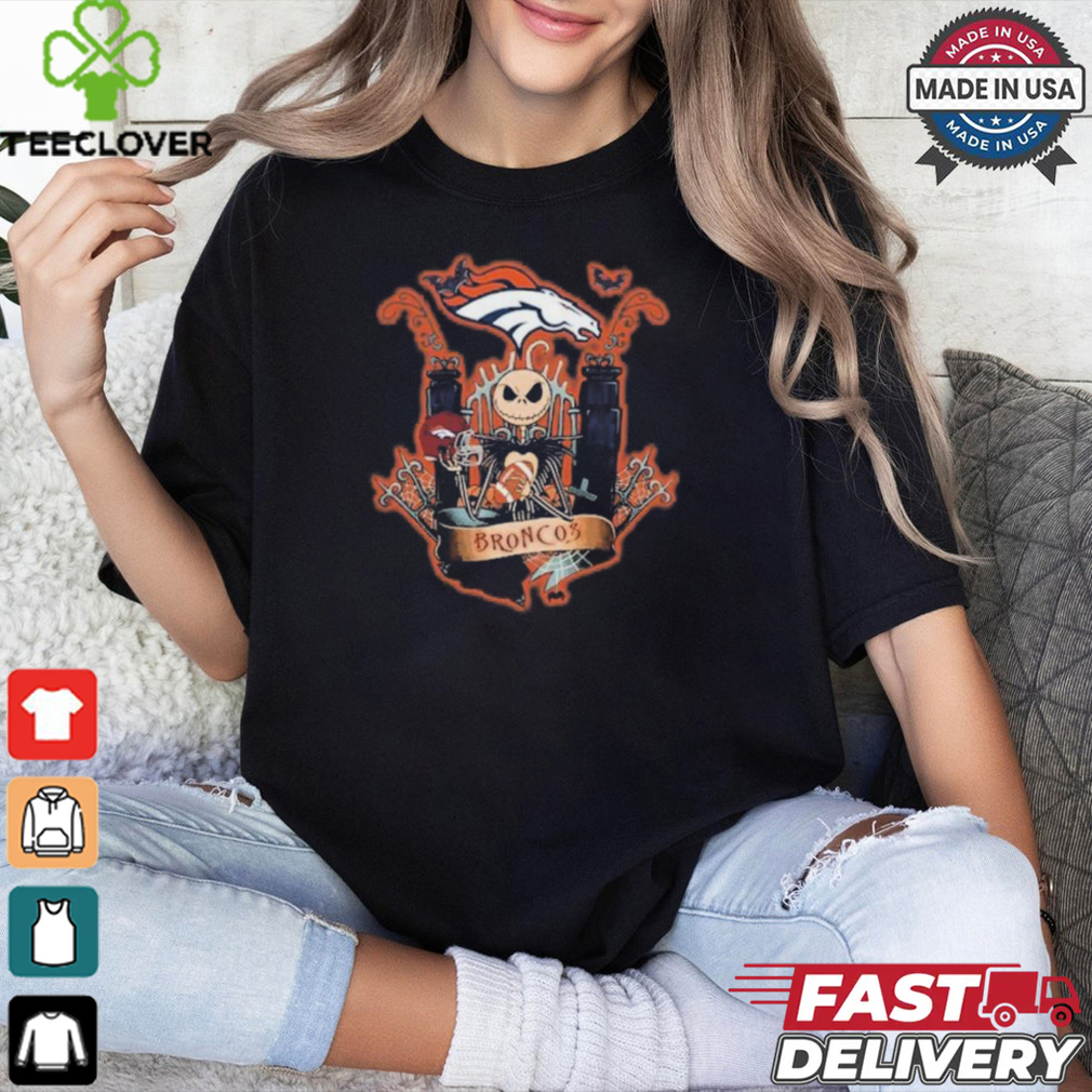 Official Jack Skellington X Denver Broncos Halloween Shirt Official Jack Skellington X Denver Broncos Halloween Shirt