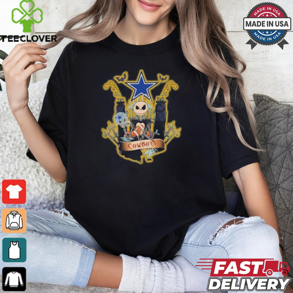 Official Jack Skellington X Denver Cowboys Halloween Shirt Official Jack Skellington X Denver Cowboys Halloween Shirt