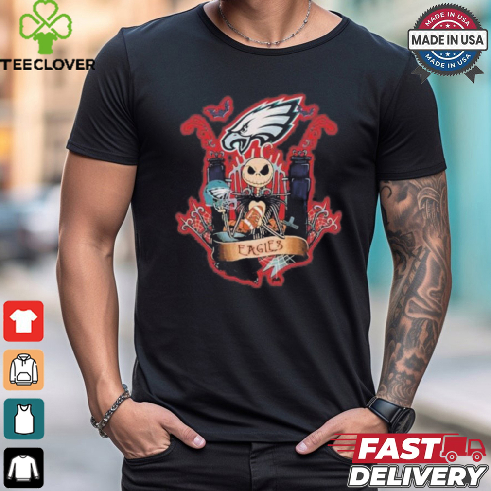 Official Jack Skellington X Denver Eagles Halloween Shirt Official Jack Skellington X Denver Eagles Halloween Shirt