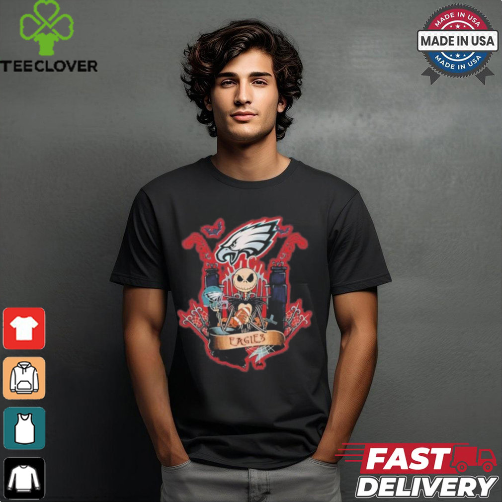 Official Jack Skellington X Denver Eagles Halloween Shirt Official Jack Skellington X Denver Eagles Halloween Shirt