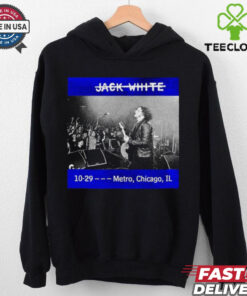 Official Jack White 29 Oct 2024 Metro, Chicago, Il Poster Shirt 2 Official Jack White 29 Oct 2024 Metro, Chicago, Il Poster Shirt