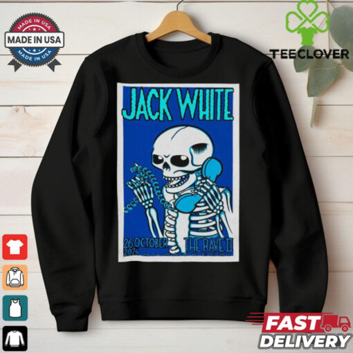 Official Jack White Oct 26, 2024 The Rave Eagles Club, Milwaukee, WI Shirt