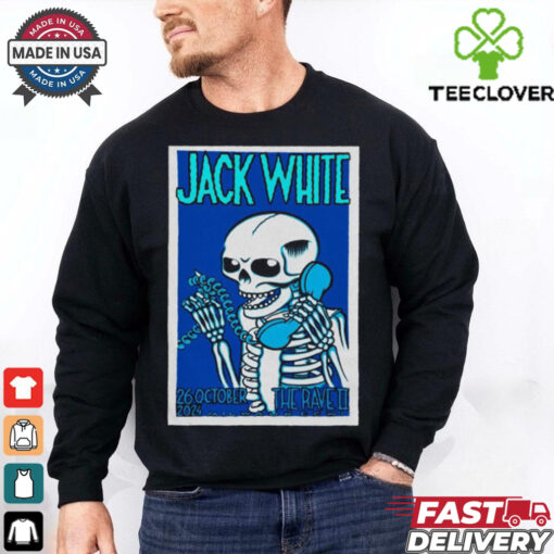 Official Jack White Oct 26, 2024 The Rave Eagles Club, Milwaukee, WI Shirt