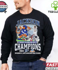 Official Jackson State Tigers Mascot 2024 Cricket Celebration Bowl Champions T shirt